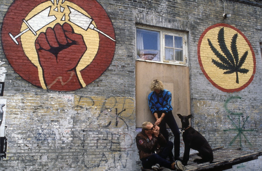 Wolne Miasto Christiania powstało w 1971 r. na dawnych wojskowych terenach w Kopenhadze/ fot. Romano Cagnoni/ Getty Images
