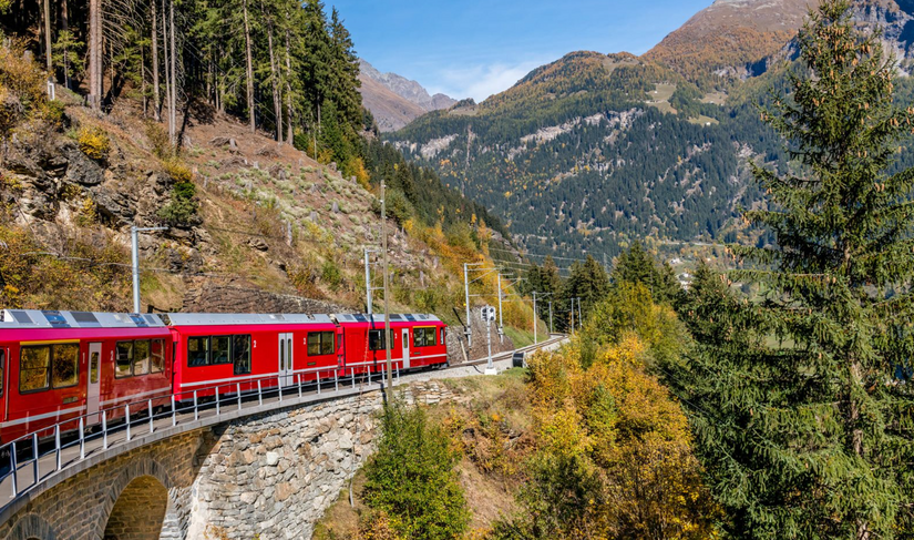 Klasyczna podróż pociągiem przez Szwajcarię od Albatros