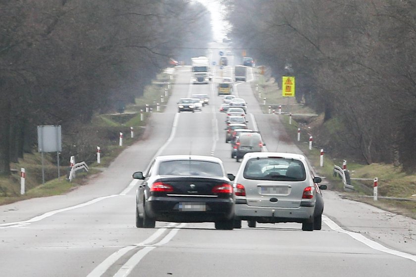 Rajd limuzyny posła Kamińskiego