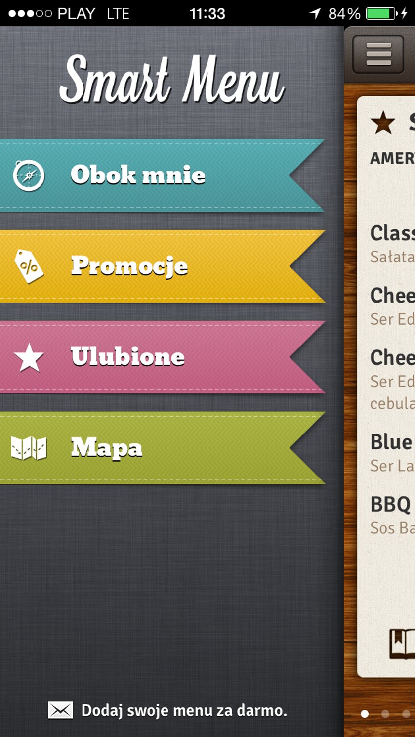 Smart Menu - aplikacja dla smakoszy