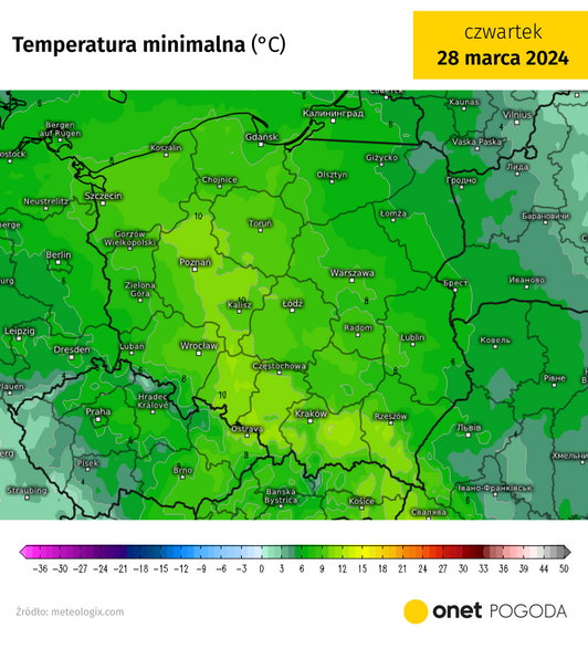 Noc bez przymrozków