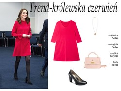 Królewska czerwień: STYLIZACJE inspirowane zestawami księżnej Kate
