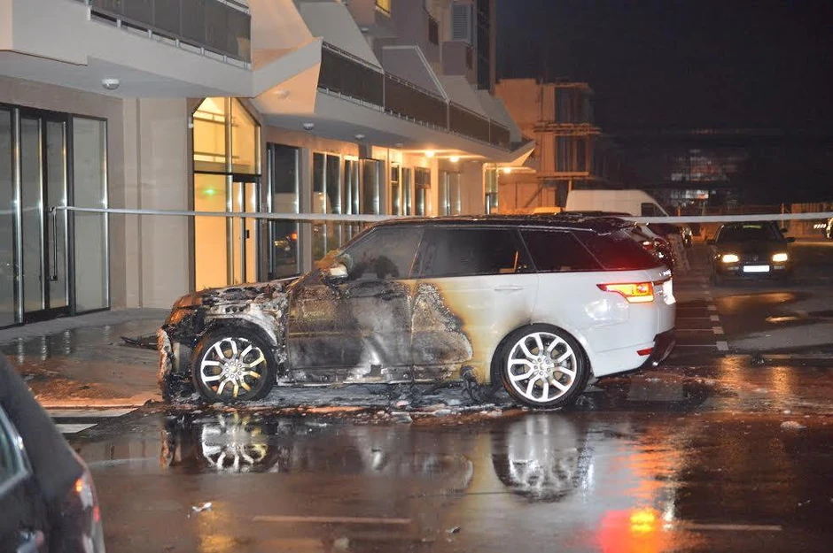 Ostaci "rendž rovera" posle ugašenog požara