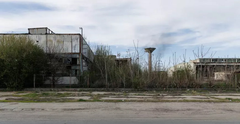 Ruiny przemysłowe w Corabii