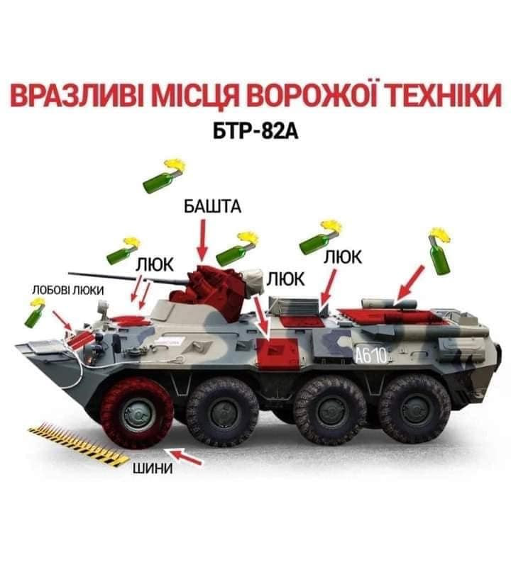 Słabe punkty rosyjskich transporterów opancerzonych BTR-82A