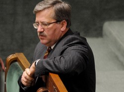 Komorowski: Nie żałuję słów o Gruzji
