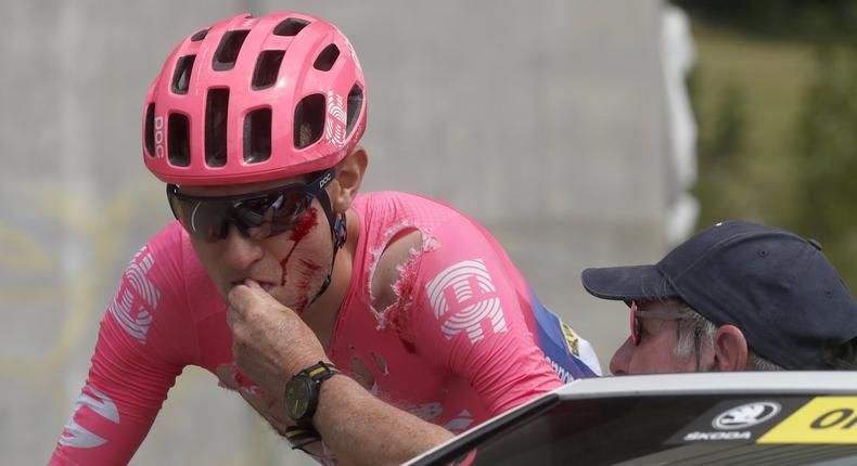 Van Garderen crashes out of Tour de France