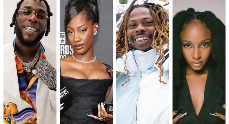 Burna Boy, Tems, Asake, Ayra Starr nominated for 2023 BET Awards