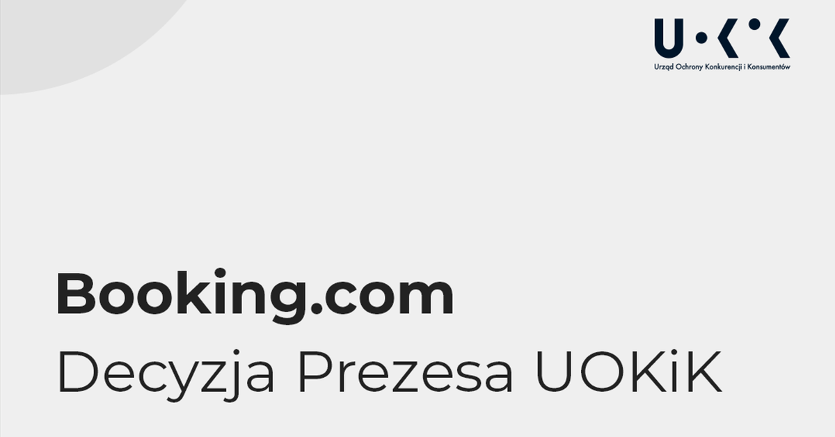 Booking.com ukarany przez UOKiK. Sprawdź, czy też należą Ci się pieniądze!