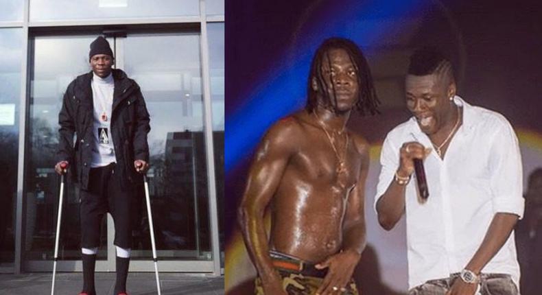  Stonebwoy says Asamoah Gyan paid for his knee surgery 7 years ago