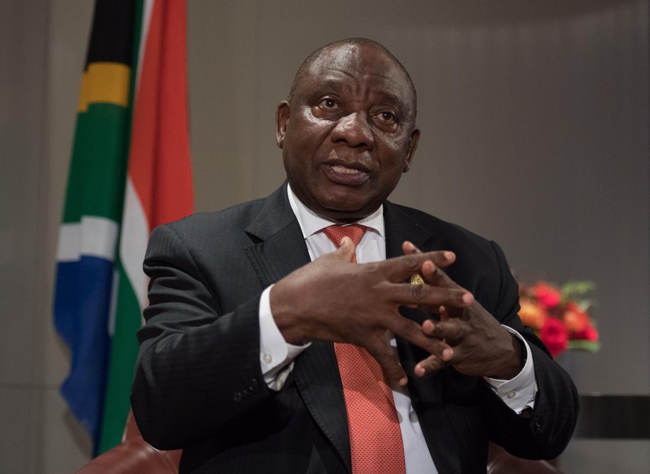 Prezydent RPA Cyril Ramaphosa