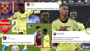 Social media reactions following Arsenal's crucial win over West Ham on Sunday in the Premier league