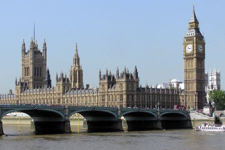 Parlament Wielkiej Brytanii w Londynie.