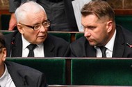 Jarosław Kaczyński i Przemysław Czarnek