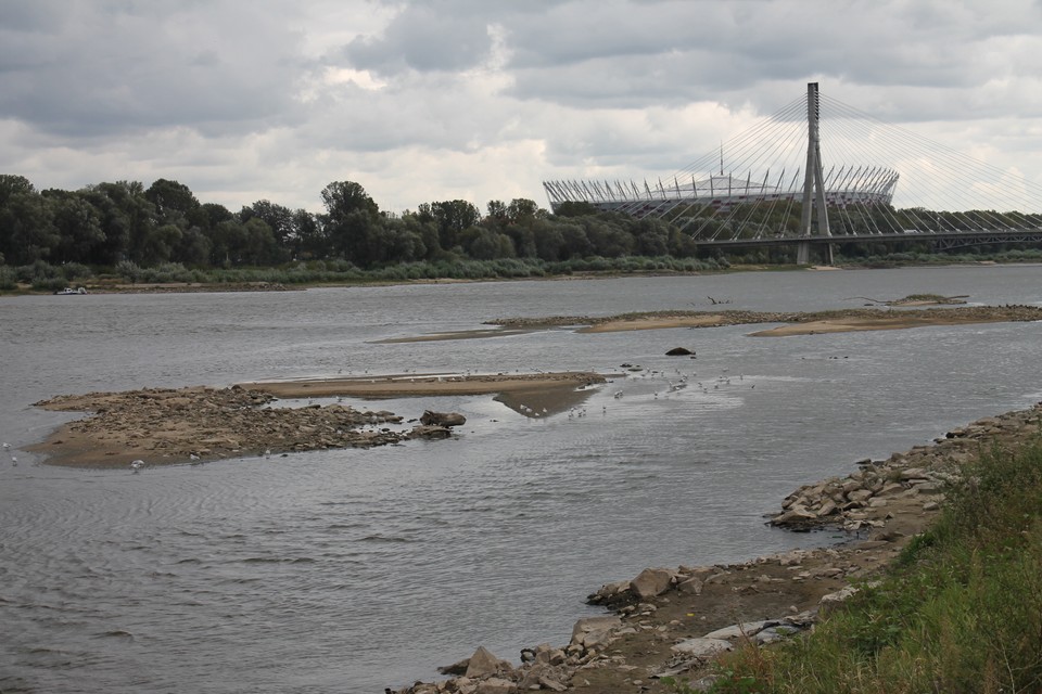 Wisła - mielizny, Fot. Piotr Halicki/Onet.