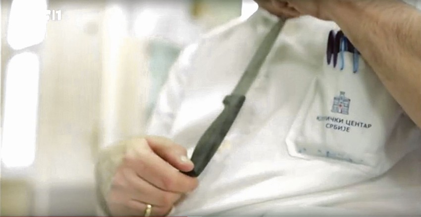 Pacijent je progutao nož