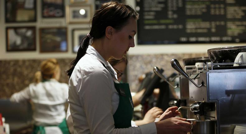 starbucks barista