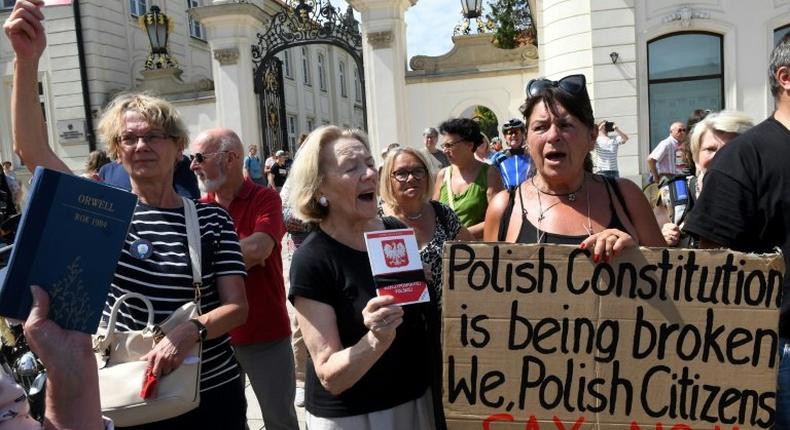 Poland's ruling rightwing Law and Justice (PiS) party's push for reforms to increase political control over the judiciary prompted huge street protests and threats of unprecedented EU sanctions