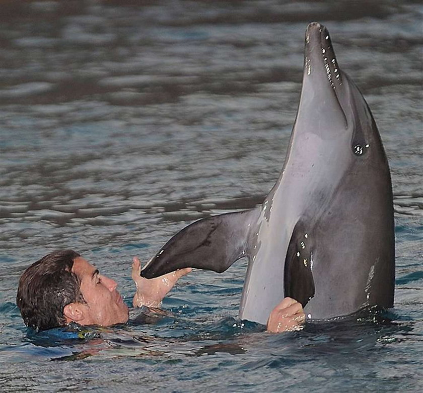 Cristiano Ronaldo z delfinem