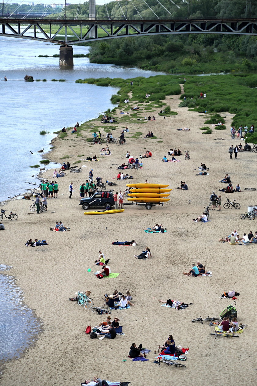 Zamknięta plaża Poniatówka