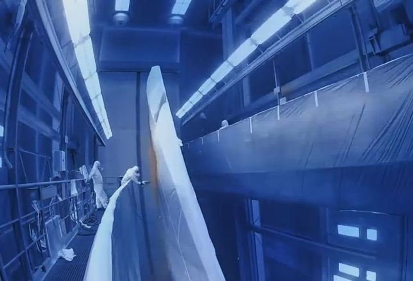 Ručno farbanje logoa Katar ervejsa