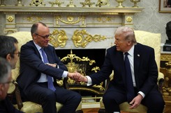 Merz i Trump mówią jednym głosem. 'Zgadzamy się, że irański reżim musi upaść'