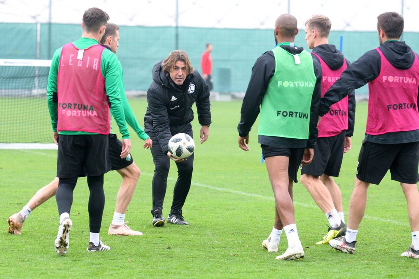 Pilka nozna. Ekstraklasa. Legia Warszawa. Trening. 02.10.2018