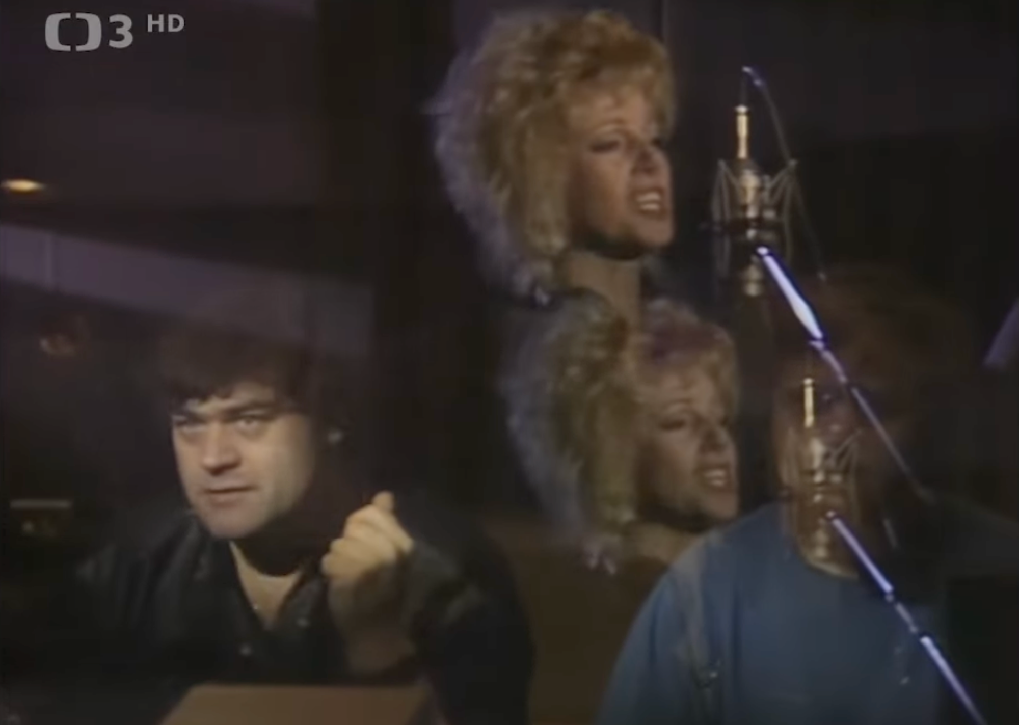 Český skladateľ Karel Svoboda a talianska speváčka Anna Rusticano. 