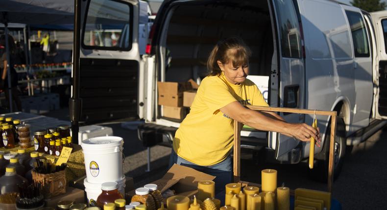 Amid the Kale and Corn, Fears of White Supremacy at the Farmers Market