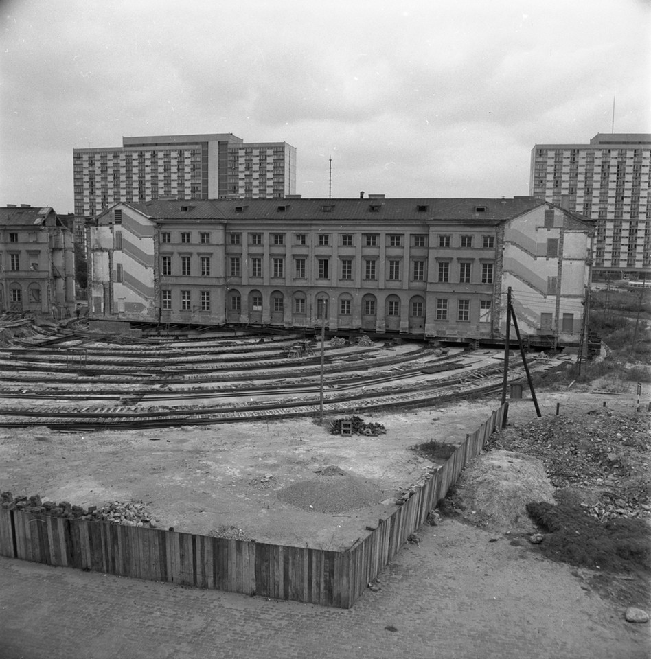 Warszawa, luty 1969. Na zdjęciu Pałac Lubomirskich