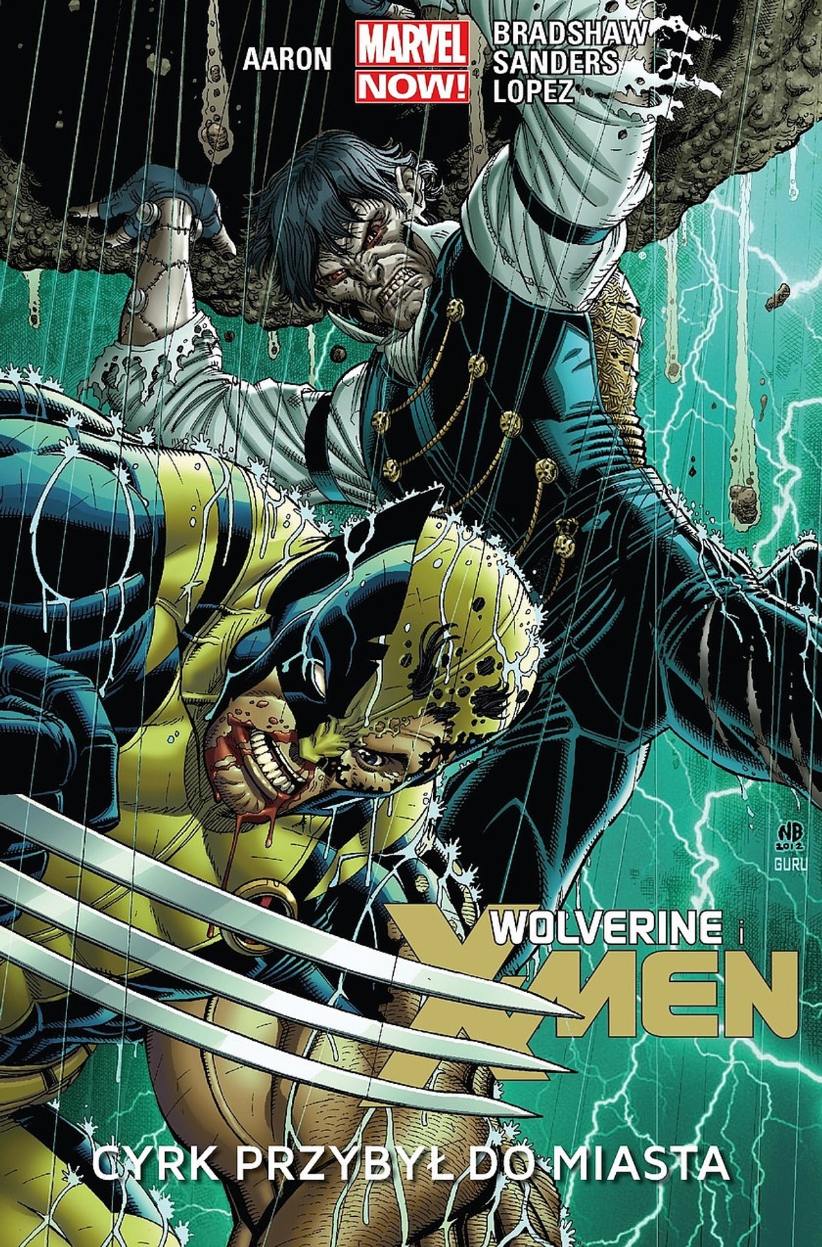 Wolverine i X-Men: Cyrk przybył do miasta - detal okładki