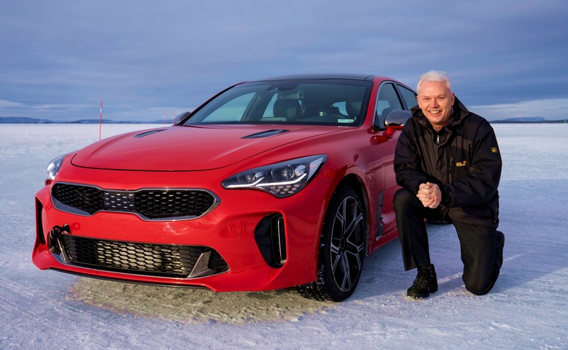 Kia stinger i Albert Biermann