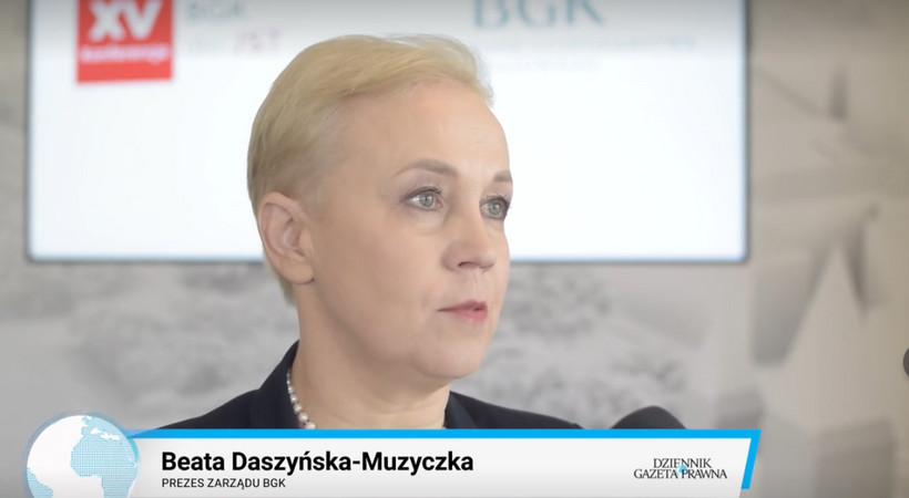 Beata Daszyńska- Muzyczka-Prezes Zarządu BGK