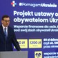 Premier Mateusz Morawiecki podczas konferencji ws. wsparcia dla ukraińskich uchodźców