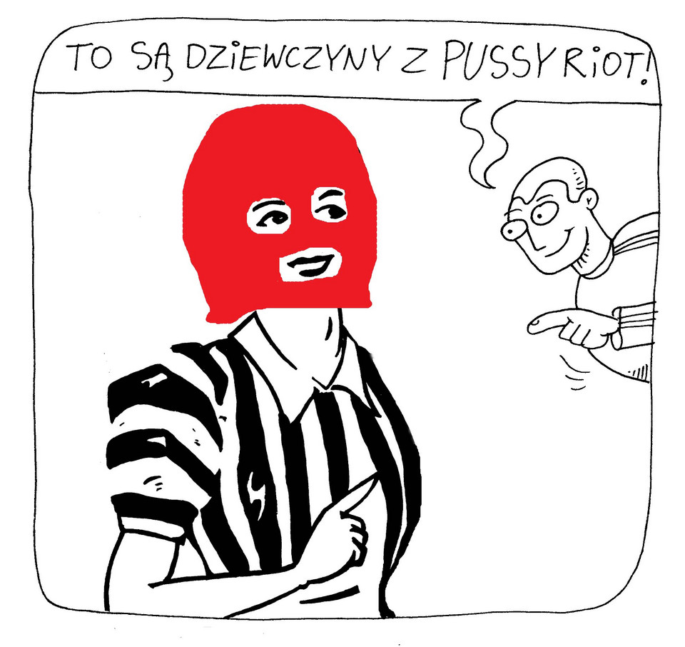 Trzy paski - pussy femen