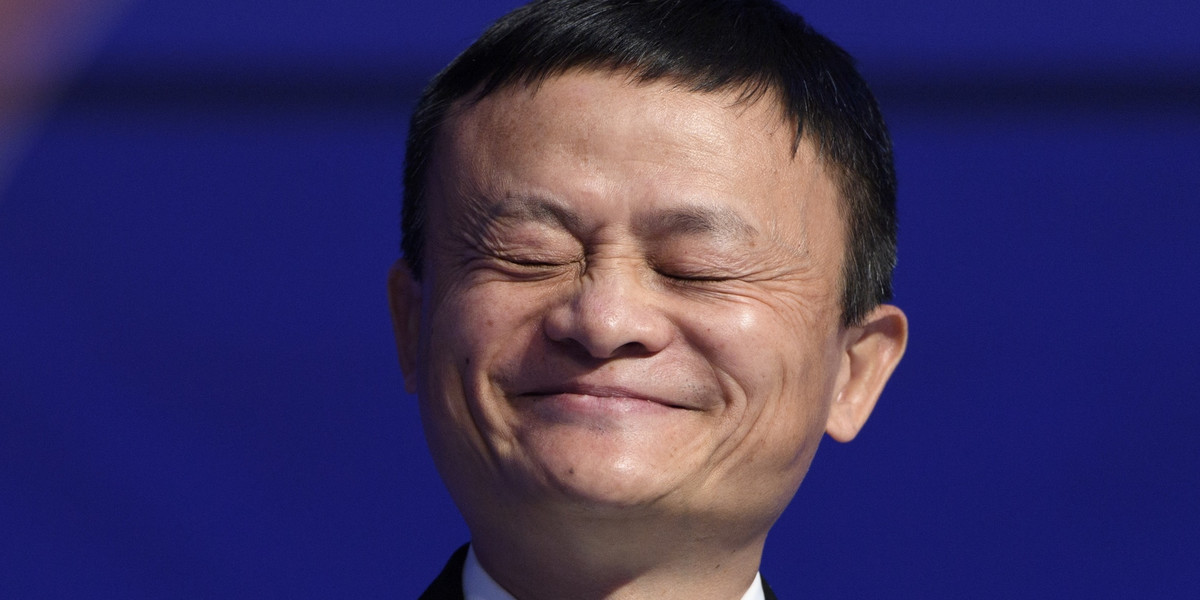 Jack Ma, właściciel platformy Alibaba ma powody do zadowolenia