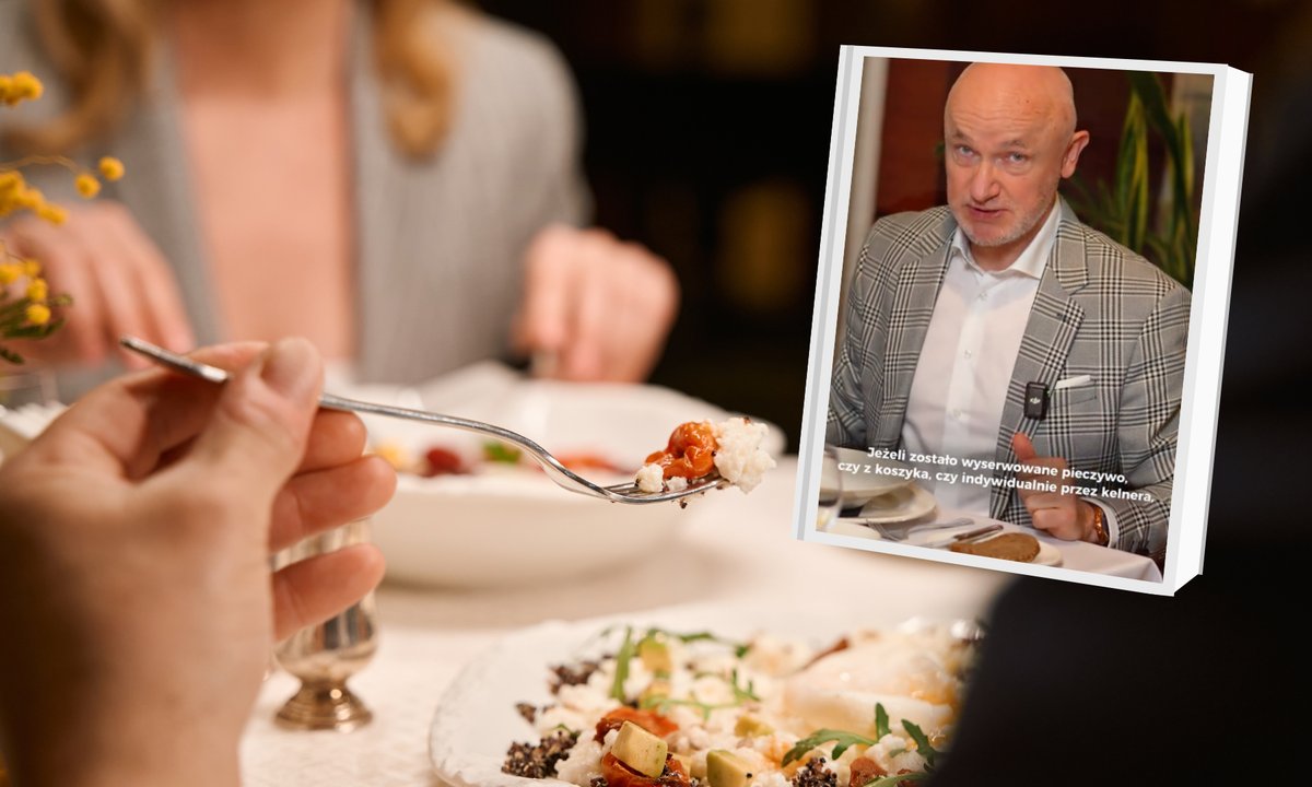 Ekspert pokazał, jak jeść chleb w restauracji. Burza w sieci. "Zapłaciłem i jem, jak chcę"