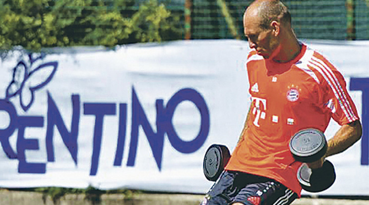Arjen Robben a Bayern-sikerekre gyúr