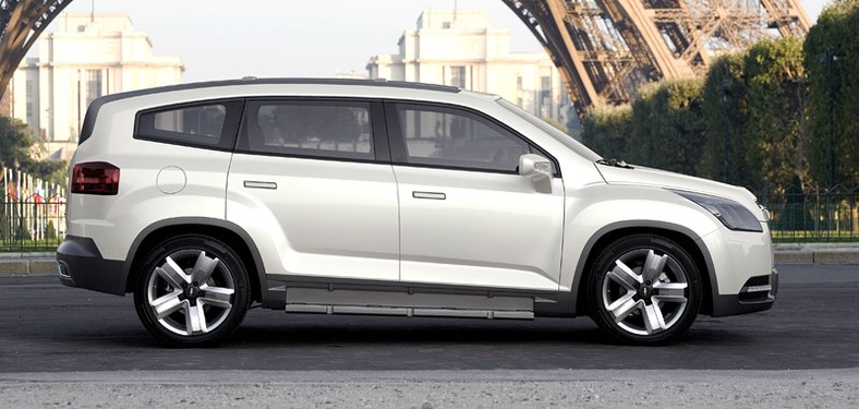 Paryż 2008: Chevrolet Orlando - nowe zdjęcia siedmiosobowego konceptu