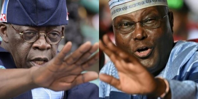 Bola Tinubu and Atiku Abubakar. (Channels TV)