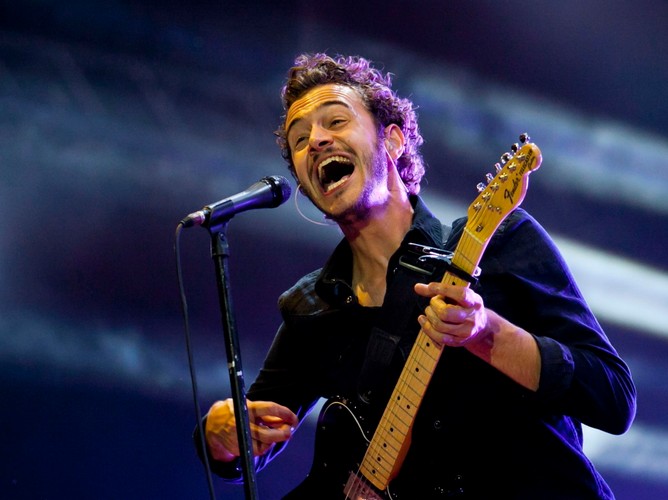 Tom Smith z Editors na EXIT Festival w Serbii