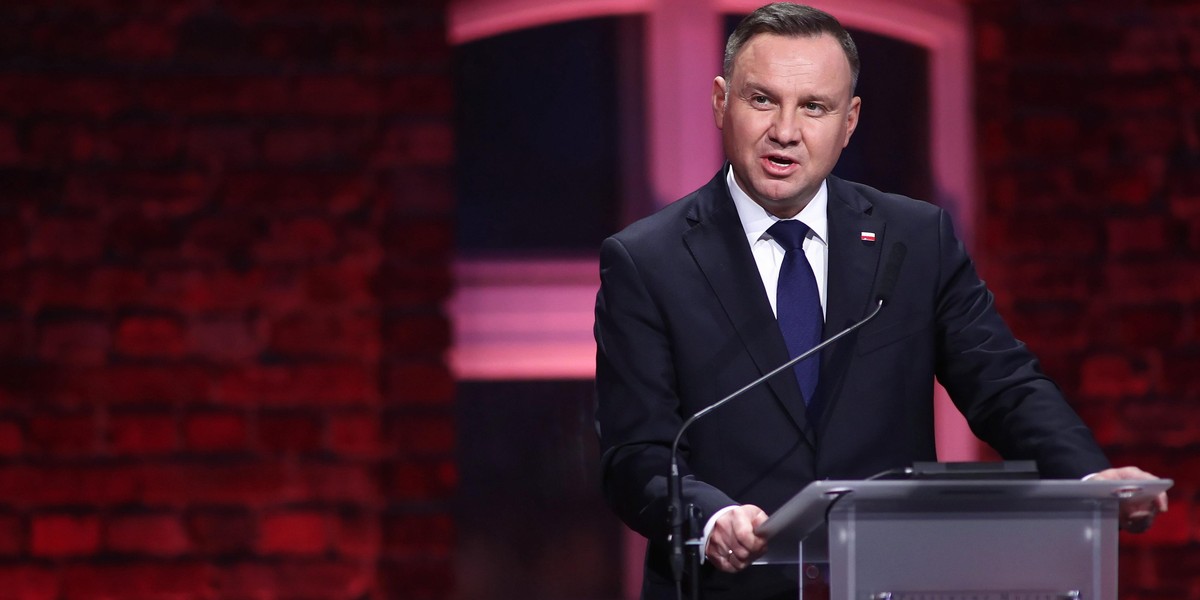 Andrzej Duda w Auschwitz