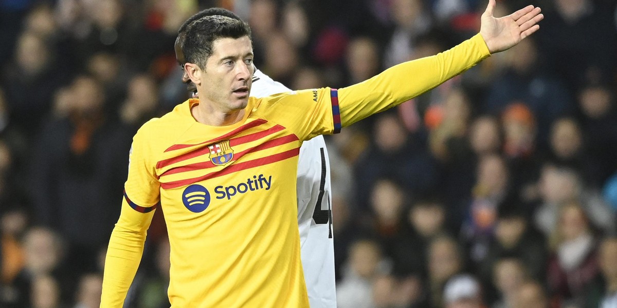 Robert Lewandowski strzelił z karnego ważną bramkę, dzięki której Barcelona awansowała do kolejnej rundy Pucharu Króla. 