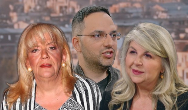 Marina Tucaković  i Anja Rogljić i Damir Handanović