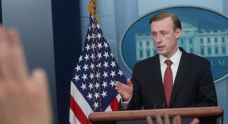 White House National Security Advisor Jake Sullivan in Washington, DC, on February 11, 2022.