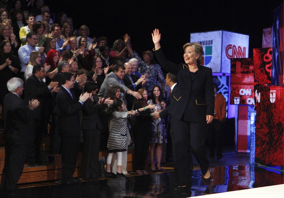 USA WYBORY PREZYDENCKIE CLINTON OBAMA DEBATA