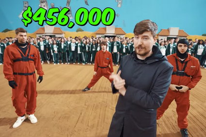 Youtuber MrBeast zorganizował własną "Squid Game". Nagroda? 1,8 mln zł