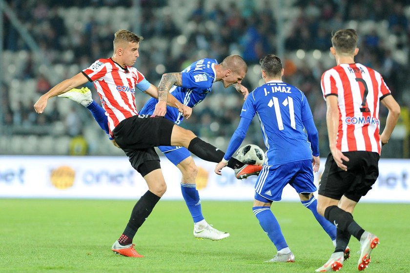 Pilka nozna. Ekstraklasa. Cracovia Krakow - Wisla Krakow. 07.10.2018