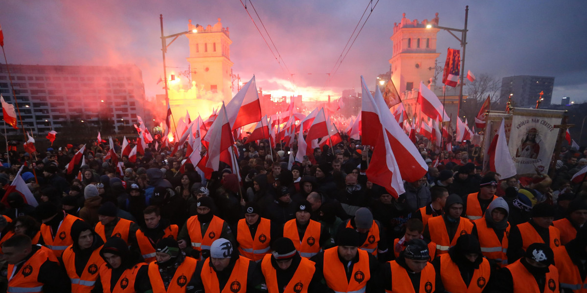 Burza po słowach o nazistach w Warszawie