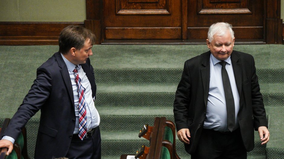 Zbigniew Ziobro i Jarosław Kaczyński